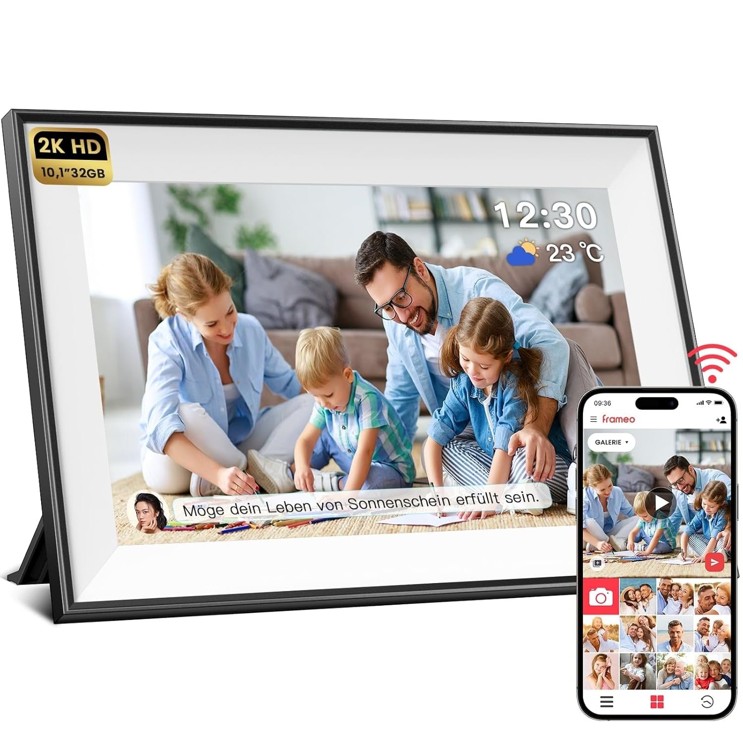 2K HD Digital Picture Frame WiFi
