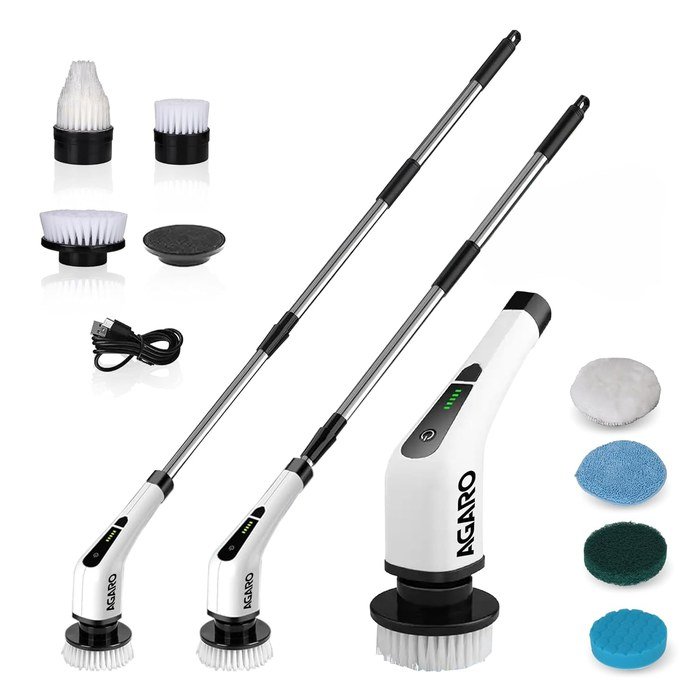Electric Spin Scrubber and Brush for bathrooms and kitchen