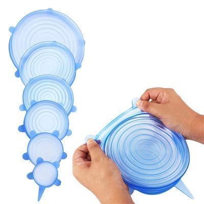 Multi-Size Reusable Silicone Lids