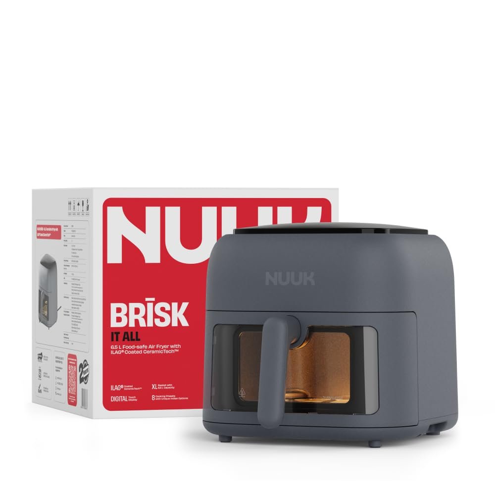 NUUK Brisk Toxin-Free Ceramic Air Fryer 6.5L