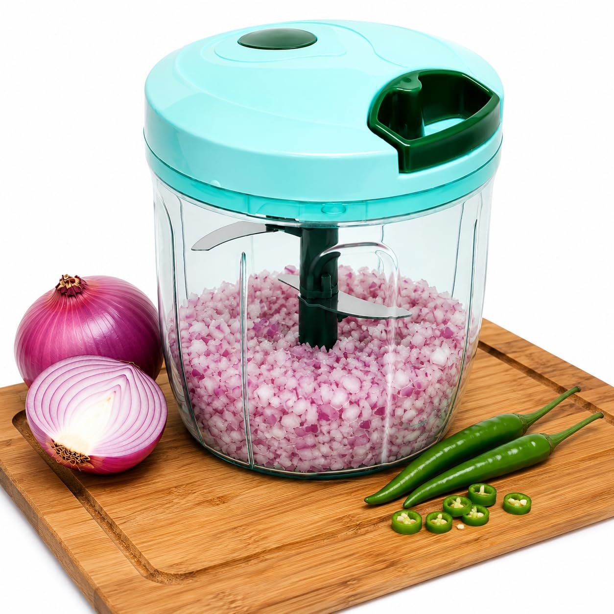 Pull-Cord Manual Vegetable Chopper