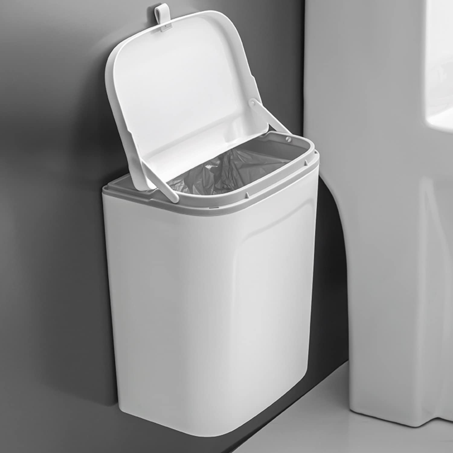 Wall Mounted Dustbin for Bathroom and Kitchen
