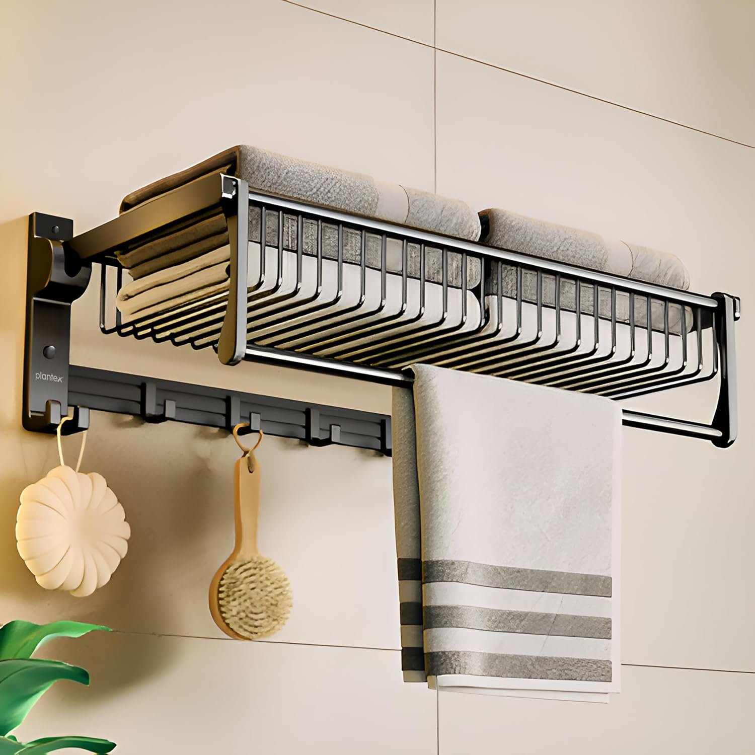 Aluminum Folding Towel Holder